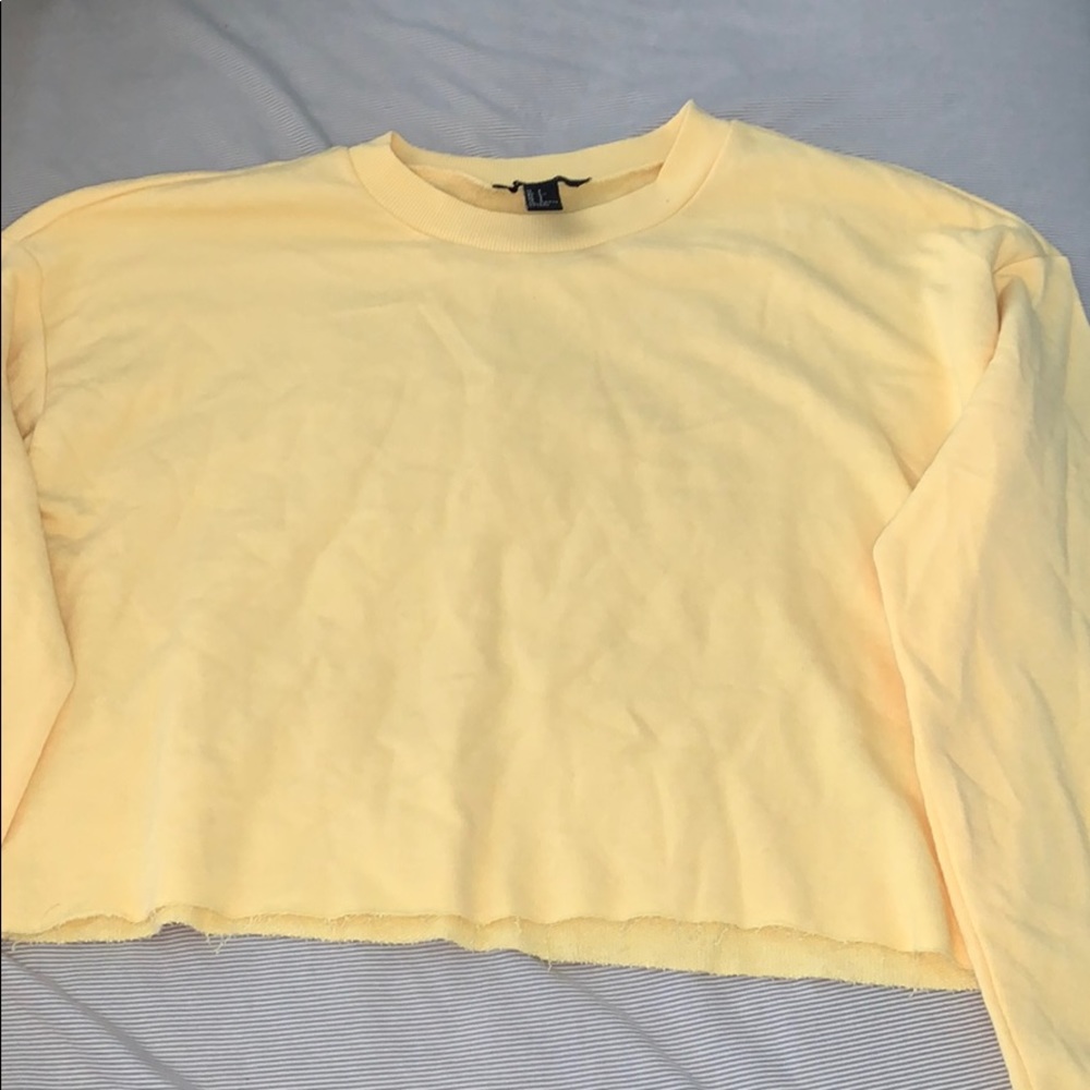 Yellow Forever 21 crew neck